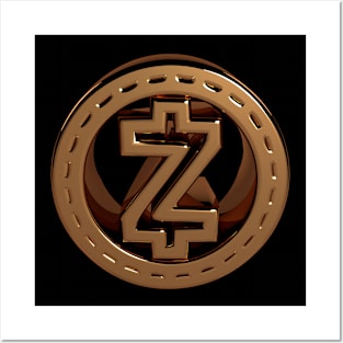 3D Zcash - Bronze2 Posters and Art